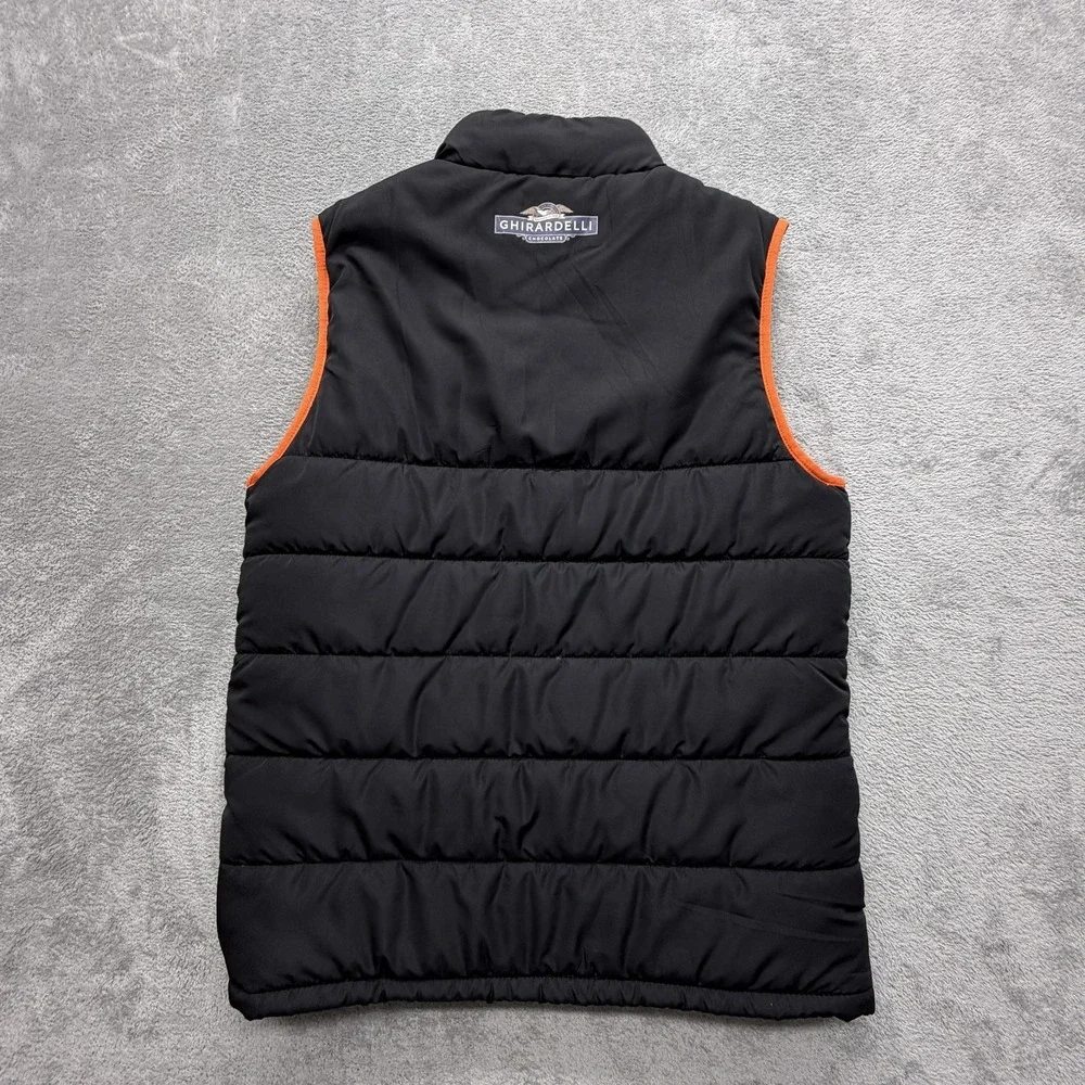 San Francisco Giants Jacket Mens Medium Black MLB Baseball‎ Ghirardelli Puffer
